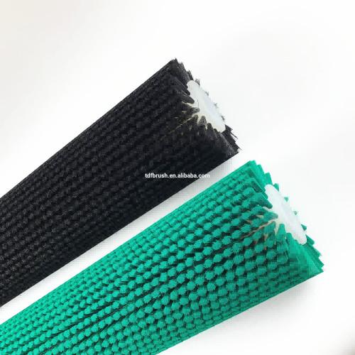 Cepillo rotativo cilíndrico de nylon Cepillo de rodillo industrial para limpieza y fregado