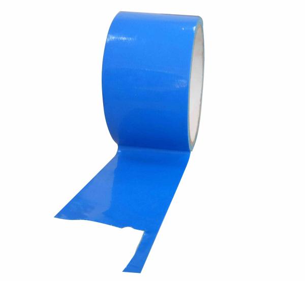 Natural Rubber Adhesive Blue Waterproof Cloth Tape Good Adhesive For Heavy Packaging