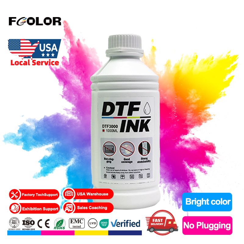 Wholesales 500ml 1000ml DTF Transfer Film Pigment White Ink for Epson I3200 Xp600 4720 Printing Inks