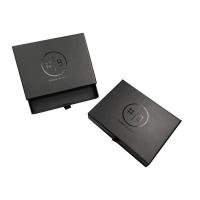 Luxury Black Magnetic Sealing Gift Box with Matte Finish and Paperboard Material