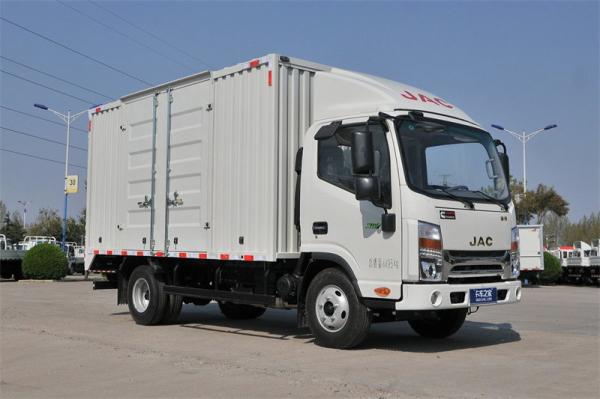 Chinses Manufactuer logistics and transportation 4x2 JAC Cargo Van Box Truck with 2 ton 3 tons loading capacity