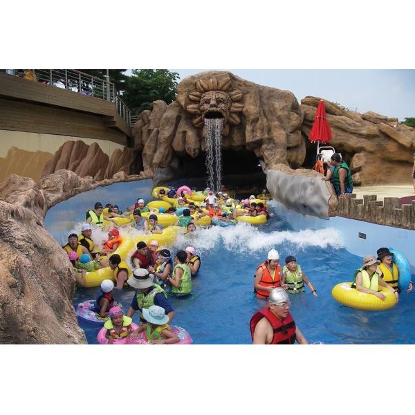 Outdoor Rafting Water Park River Customized For Water Amusement
