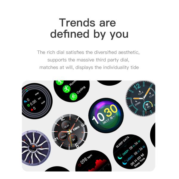 Умный браслет тарифа сердца RTK8762 Bluetooth Smartwatch андроида 1,28 дюймов вызывать