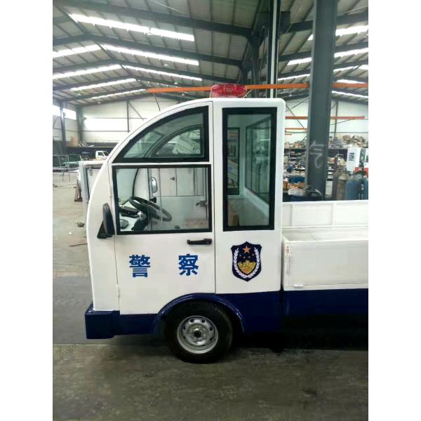 Подгонянная тележка электрической платформы, закрытая батарея кабины привелась в действие тележку платформы