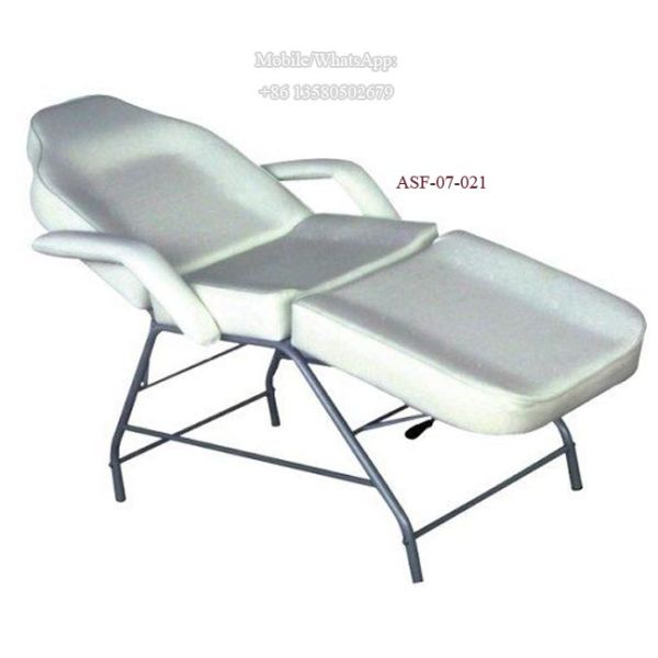 ASF-07-021 Multifunctional Spa Furniture White Color Leather Electric Massage Bed