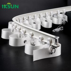75mm White S Wave Curtain Runner Fold Tape Heavy Duty