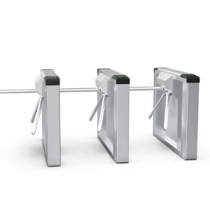 Multiple Authentication Mode Tripod Turnstile Gate Access Control with Face