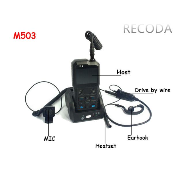 RECODA M503 64G Micro SD - card body worn camera police Support GPS 4G WIFI Function
