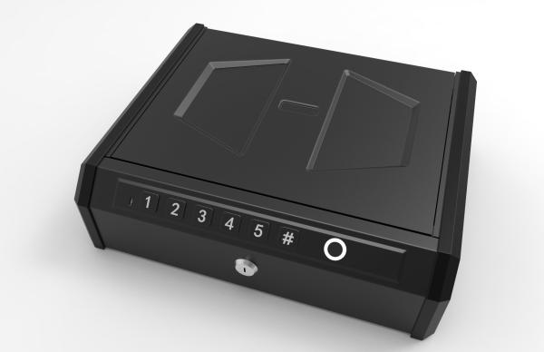 Multiple Handguns Biometric Fingerprint Quick-Access Safe with Electronic Password