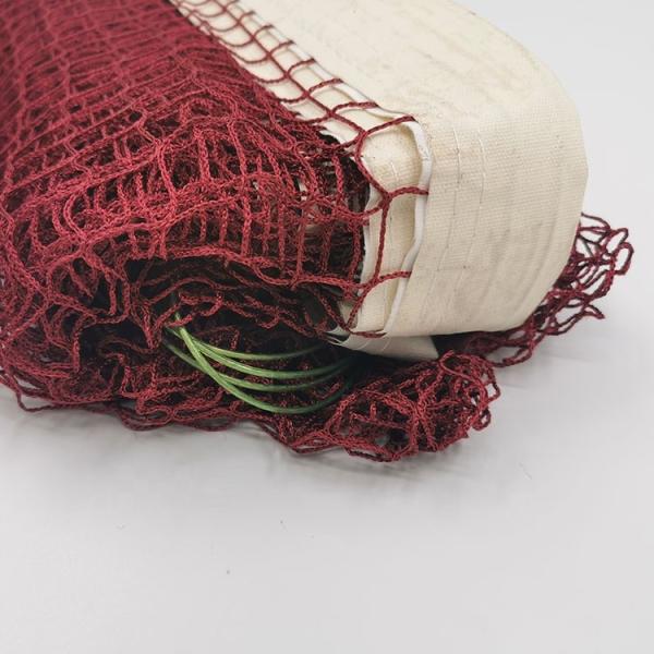 Polyester Thread Collapsible Badminton Net Quadruple Binding Steel Wire Adjustable Badminton Set