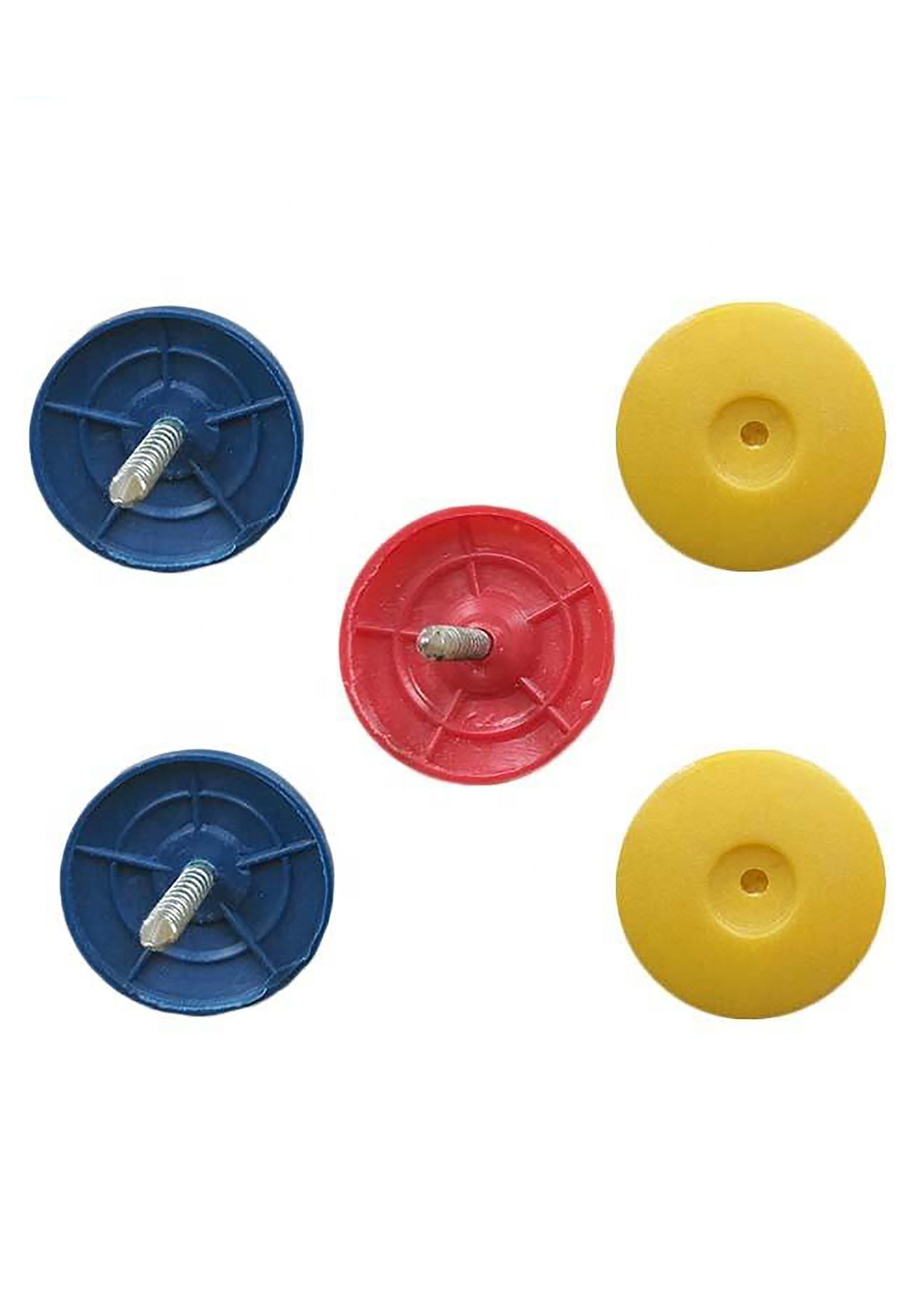 1 Ring Shank Plastic Cap Nails, High Carbon Steel Roofing Felt Nails