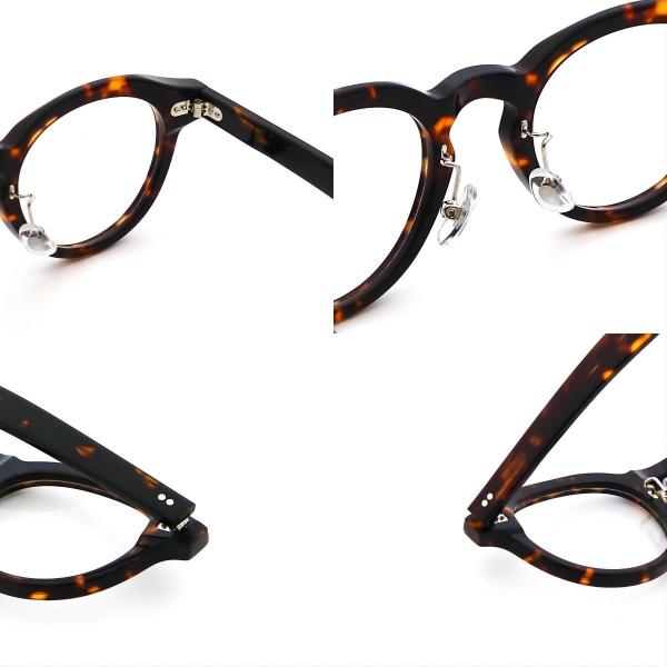 Light Men'S Acetate Glasses Black Colorsful Stylish Artisanal Acetate Optical