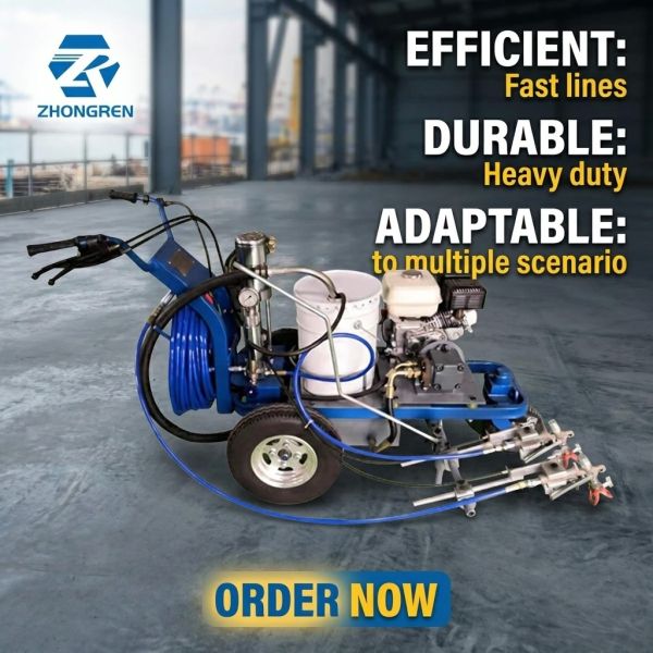 Rechargeable Battery Electric 72V Road Marking Equipment For Traffic And Parking