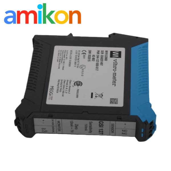 VIBRO METER GSI 127 244-127-000-017 A2-B02 Galvanic Separation Unit with 18 to 30 VDC Input Voltage