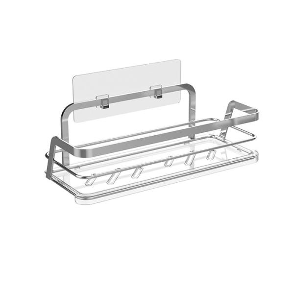 Organizador de banheiro de ferro para uso doméstico, fácil de instalar e sem necessidade de perfuração