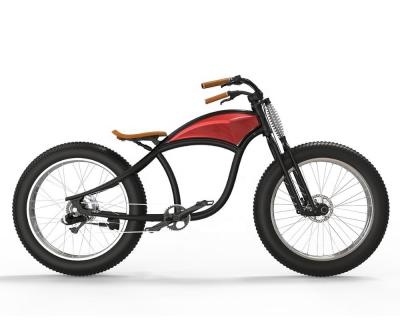 Hot Sale 26*4.0 Fat Tire Ebike 7 Speed Electric City Bike 48V 500W 750W 1000W Optional Electric Bike For Adults