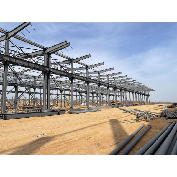 Q355B Industrial Steel Buildings Desulfurization Corrosion Resistant Commercial Metal