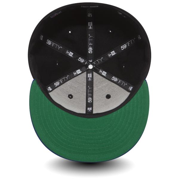 Flexfit Reflective Visor Snapback Black Cap , Contrasting Eyelets Mens Snapback Hats