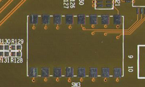 LF HASL 4 Layer Multilayer PCB Board HDMI Input Board Yellow Solder Mask