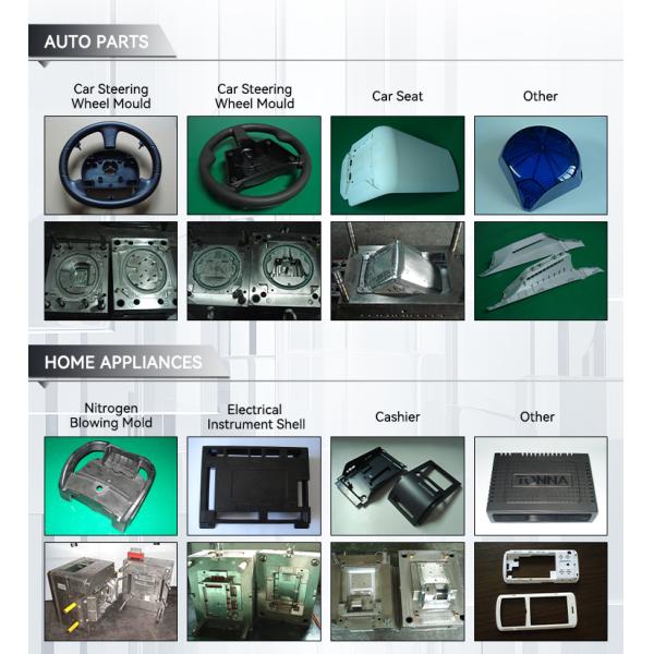 OEM PA PC PP PU PVC ABS Silicone Rapid Prototype Custom Parts Service Mould Rubber Plastic Injection Molding And Assembl