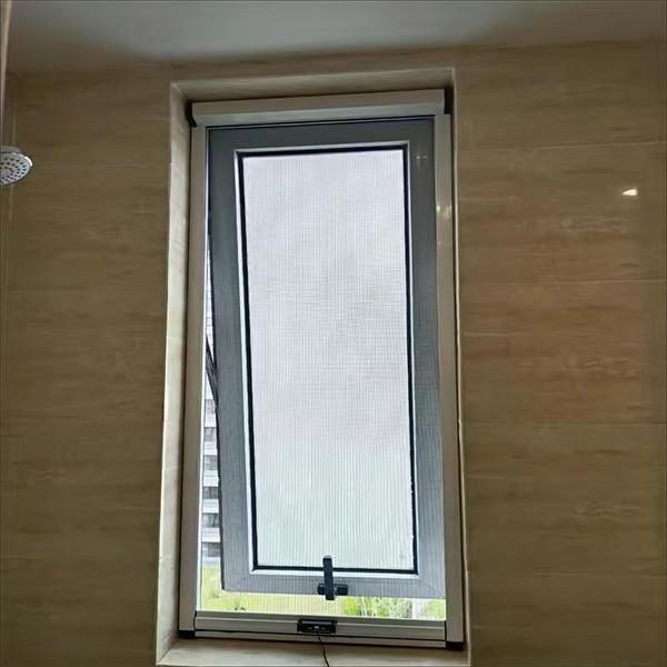 Aluminum Roller Tube Retractable Window Screen For Residential And Commercial