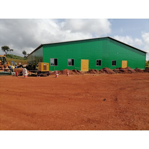 Eco Friendly Prefabricated Warehouse Offices Modular Temporary Housing Weatherproof