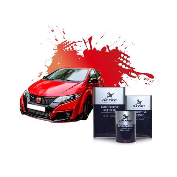 SGS Red 1K 2K Auto Refinish Paint Varnish For Car Paint