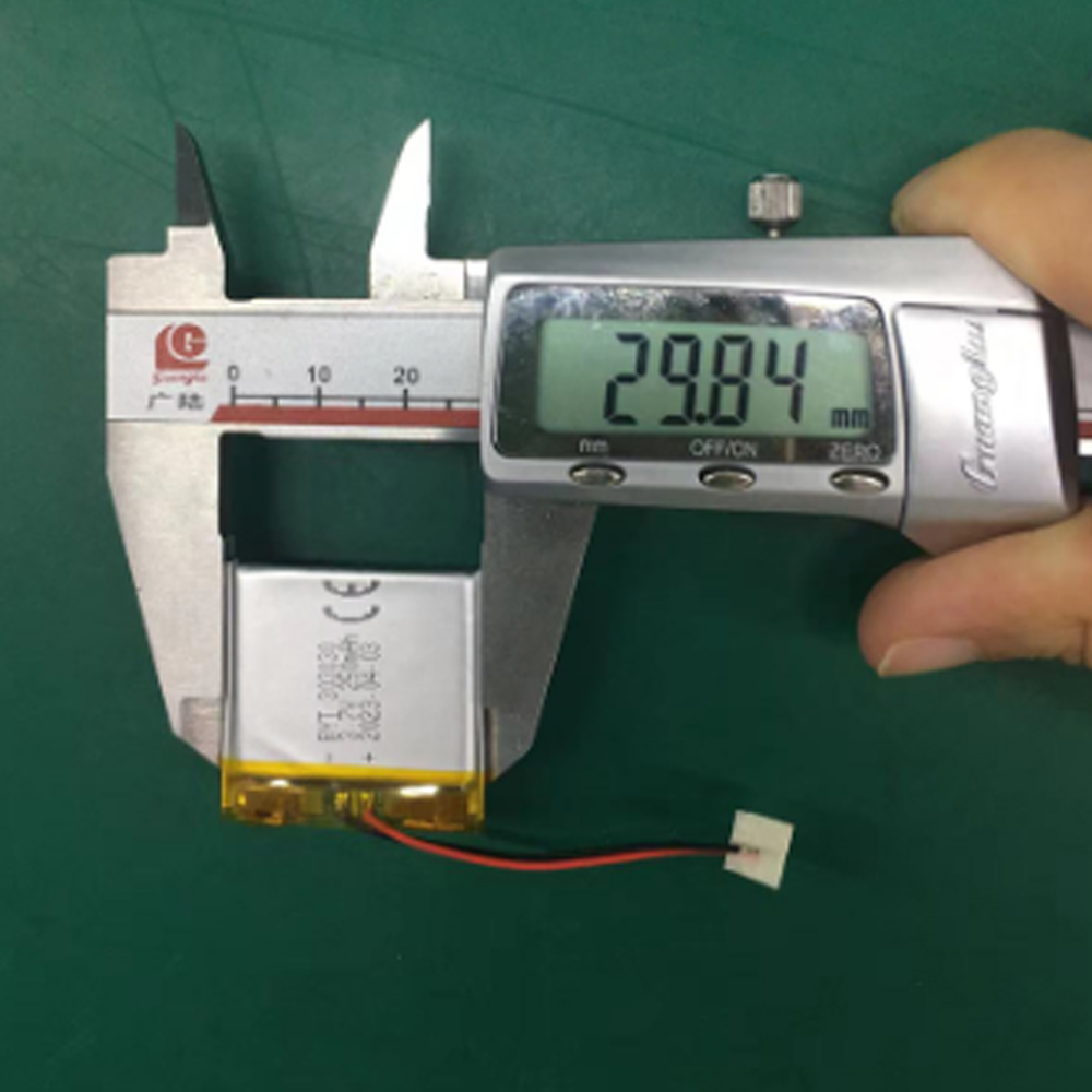 303030 250mAh 3.7V Lipo Polymer Rechargeable Lithium Battery For Wearable & Small Electronics