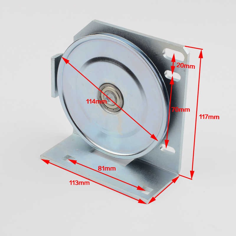 Modern Steel Elevator Door Wire Rope Pulley AMD Elevator Door Hanger Roller Hall Door Hanging