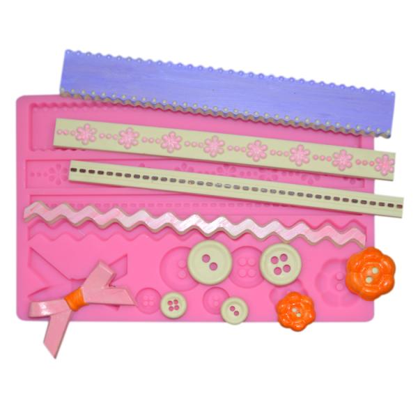 Cupcake Silicone Baking Utensils Diy Fondant Lace Moulds For Cake Decorating