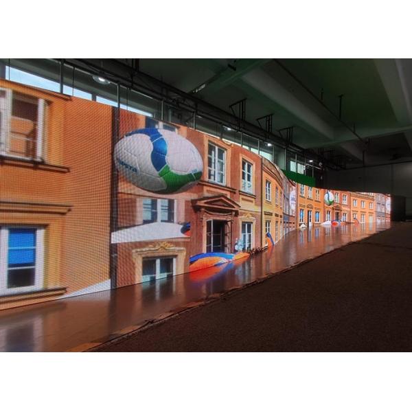 P4 Curved Flexible Led Display Screen 240x120mm For Advertising