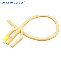 Catéter urinario desechable de 3 vías FR6-FR30 de silicona médica