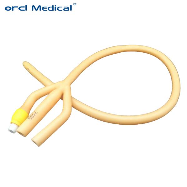 Disponível 3 Way FR6-FR30 Cateter Urinário Médico Dealer Cateter Foley de silicone