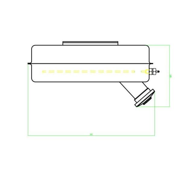 5L Big Volume Iron Portable Fuel Tank Heater Spare Parts Green Painted