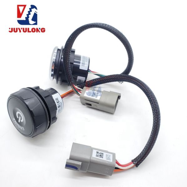 JUYULONG One-Button Start Switch Used for Sany Excavator 55 75 215 245 365 485-10 Construction Machinery Parts