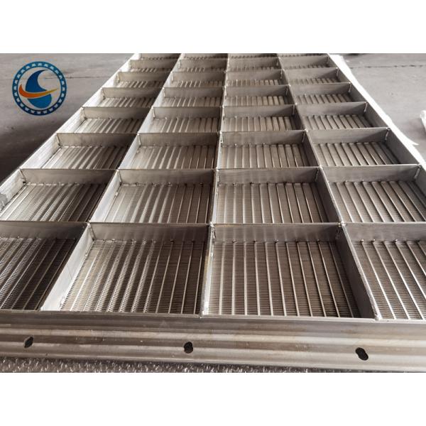 Stainless Steel 304 Slot Wedge Wire Screen Panels / Plate