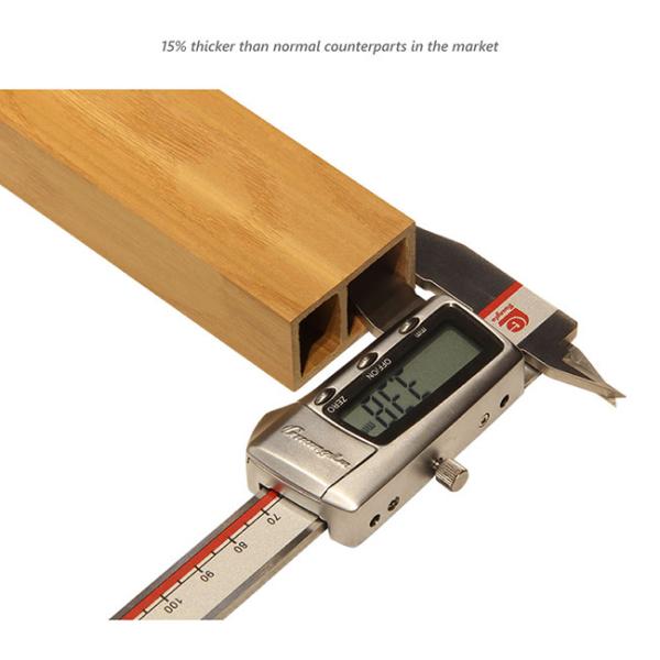 сопротивление воды трубки полости квадрата 40x25mm Recyclable WPC отсутствие обслуживания