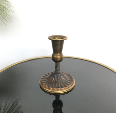 Golden Wear Resistant 0.5KG Nordic Style Candle Holder