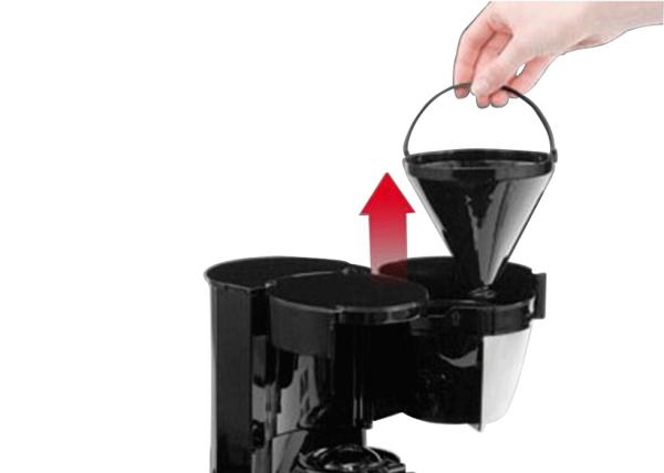CM-322B ODM 1.2L Tea And Coffee Maker 800W Commercial Filter Coffee Machine