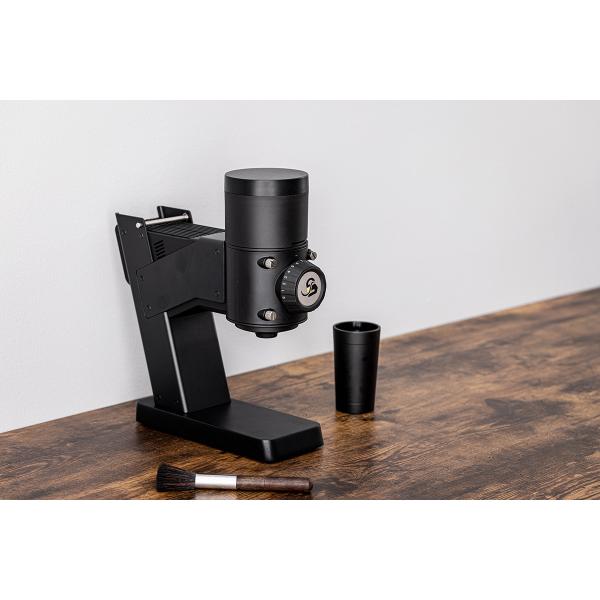 50W 58mm Flat Burr Pour Over Coffee Grinder Rechargeable Coffee Mill For Camping