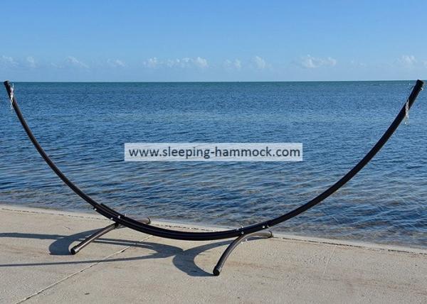 Kingsize Luxury Stainless Steel Arc Hammock Stand Outdoor With J Hook Pre-Assembled