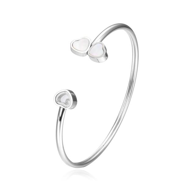 Shamrock Stainless Steel Bangle