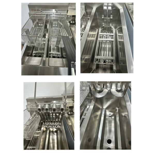 OFE-213L14.3kw 380V Touchscreen Smart Panel With Oil Filter System Electric Open Fryer