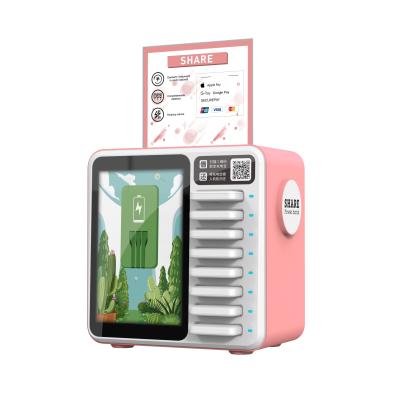 8 Slots Public Phone Charging OEM Power Bank Kiosk GPS Positioning