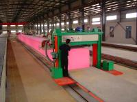 Tipo controle horizontal do trilho do PLC da máquina de corte da folha da espuma do bloco de espuma