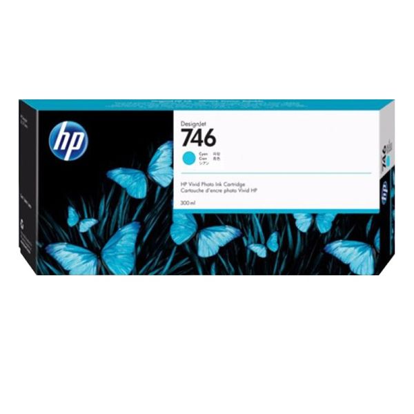 HP 746 300ml Full Color Digital Printing for Cartridge Original Compatible with HP DesignJet Z6/Z9 Printers SG MK