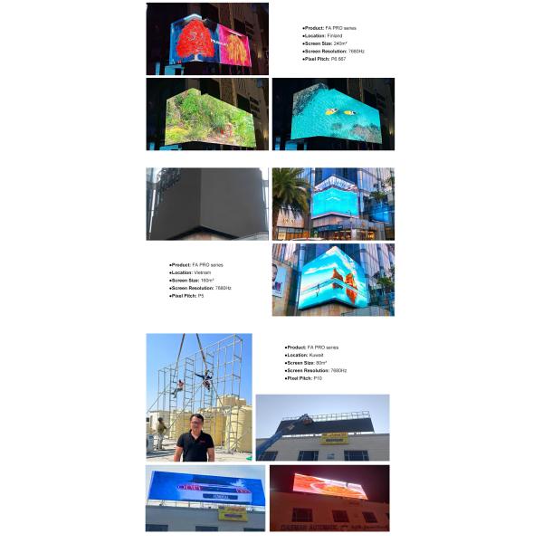 Advertising Led Board LED Screen Commercial Advertising P6.67 Outdoor LED Screen Full Color 8000cd/sqm 960*960mm