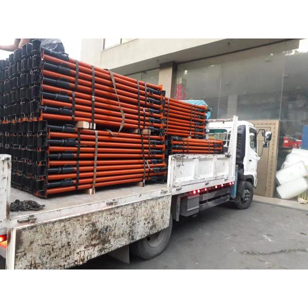 76mm Outer Tube Diameter Shore Props Heavy Duty Or Light Duty For Your Requirements 14mm Groove Width