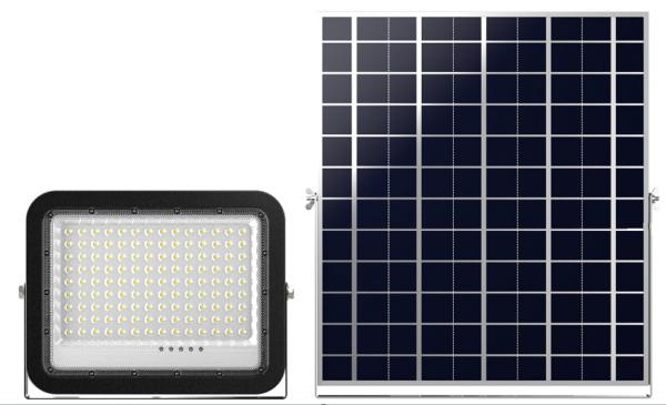 Outdoor Solar LED Flood Light 300W Outdoor Solar Security Lights Remote Control Solar Flood Light