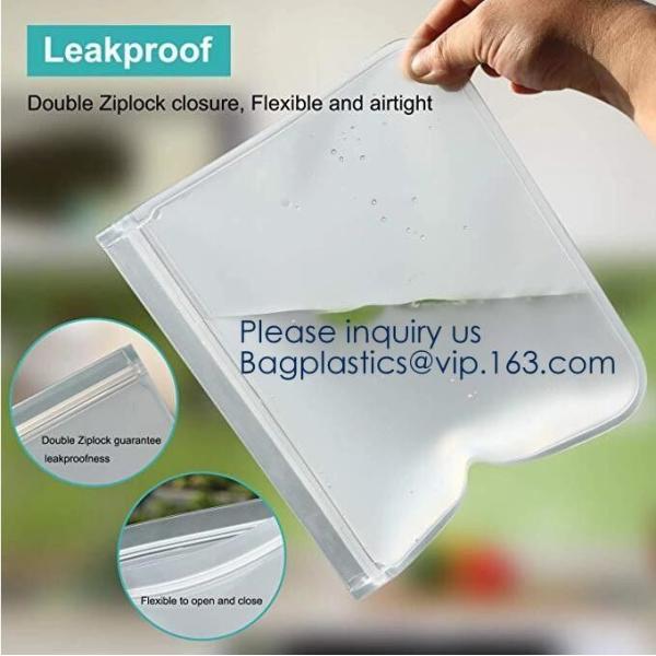 Transparent Waterproof Peva Liner Cooler Storage k Peva Bag,Amazon Hot Sale Frozen Peva Food Packaging Zipper Bag